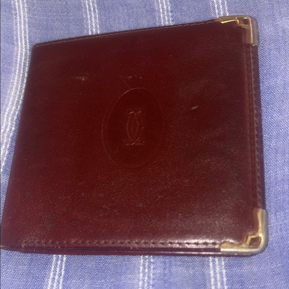 Cartier Brown and Gold Money Clip